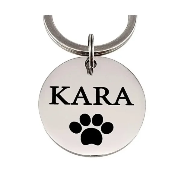 Gegraveerde Stoere hondenpenning honden penning met naam telefoonnummer